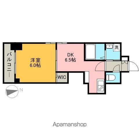 エステムプラザ名古屋駅前プライムタワー(1DK/6階)の間取り写真