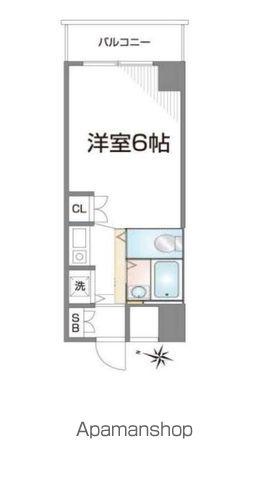 ハイムピア8増築(ワンルーム/3階)の間取り写真