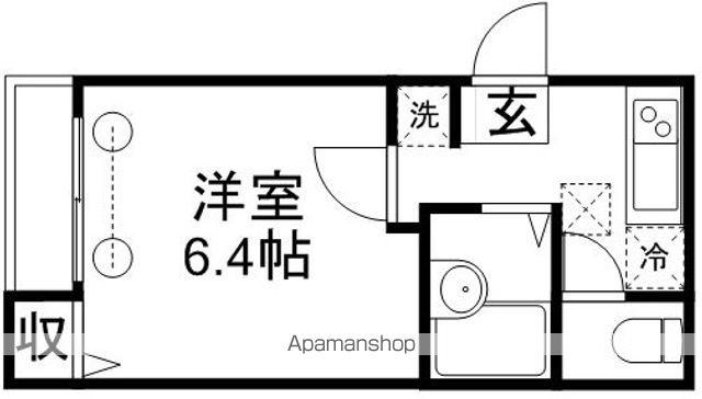 吉祥寺アパートメント(1K/1階)の間取り写真