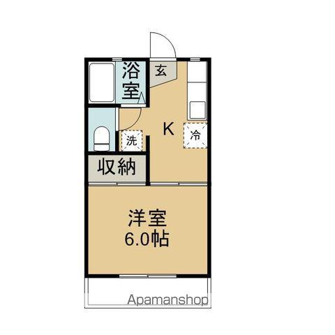 りとる・ミール(1K/1階)の間取り写真