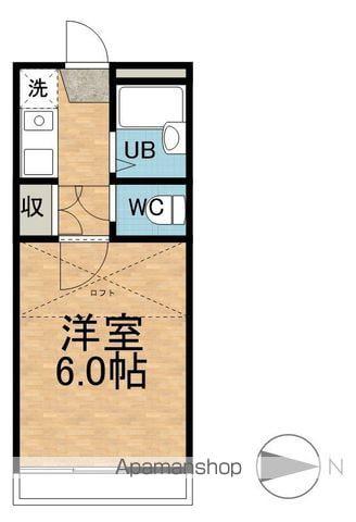 ルミエール壱番館(1K/1階)の間取り写真