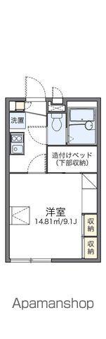 レオパレス裕也(1K/2階)の間取り写真