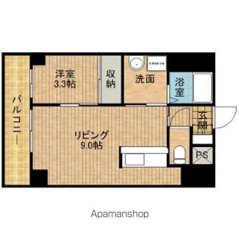ゴールドサークル小松Ⅱ(1LDK/4階)の間取り写真