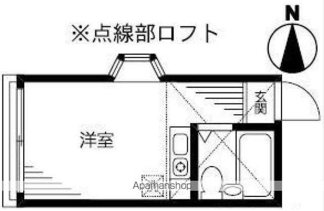 プレミール高円寺(ワンルーム/2階)の間取り写真