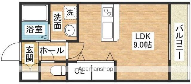 NOUVELLEFLEUR(ワンルーム/2階)の間取り写真