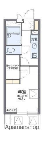 レオパレスフレンディー太閤(1K/3階)の間取り写真