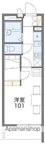 レオパレスオリーブ48(1K/2階)の間取り写真