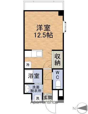 平井ビルⅥ(ワンルーム/2階)の間取り写真