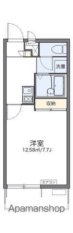 レオパレス SUN CITY絆(1K/1階)の間取り写真
