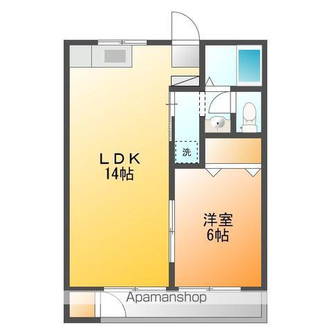 メゾンエクレール(1LDK/1階)の間取り写真