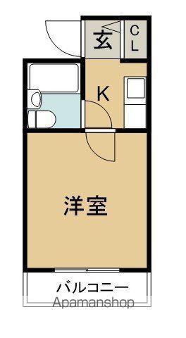 ハイム助任(ワンルーム/5階)の間取り写真