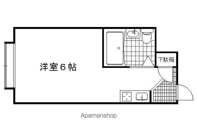 嘉門ハイツ(1K/2階)の間取り写真