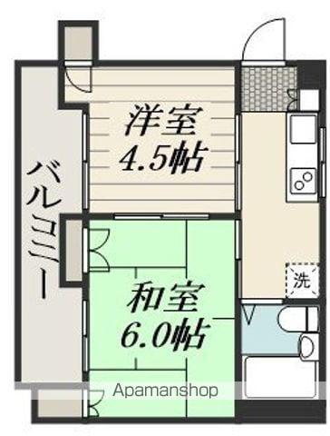 ワンステップ千代崎 4階階 間取り