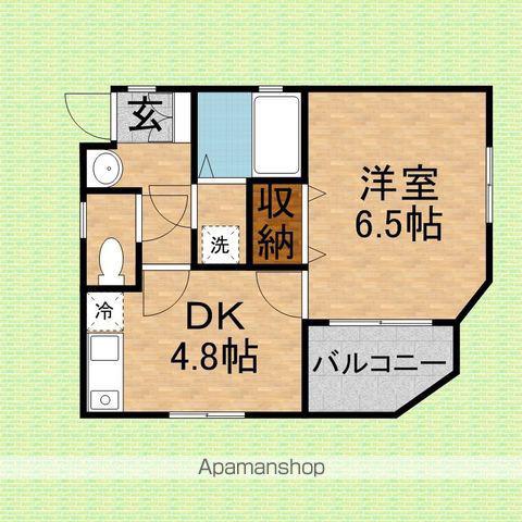 アネックス志木(1DK/1階)の間取り写真