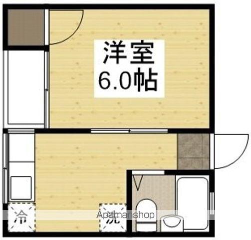 Tアパートメント(1K/3階)の間取り写真