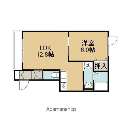 クリークビレッジⅤ(1LDK/2階)の間取り写真