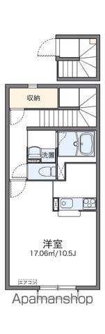 レオネクストはぶ(1K/2階)の間取り写真