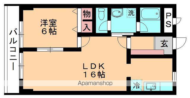 サンクレスト(1LDK/1階)の間取り写真