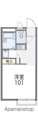 レオパレスマキシム(1K/2階)の間取り写真
