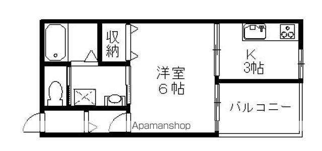 アルティエ(1K/2階)の間取り写真