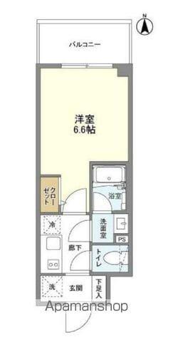 REVENT難波ウエスト(1K/11階)の間取り写真