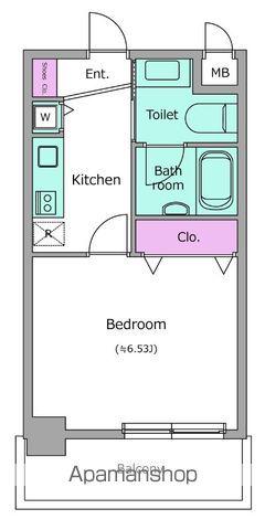 レジディア新川(1K/2階)の間取り写真