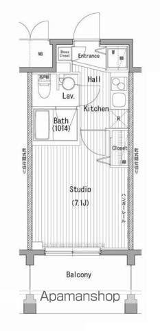 ガーラ・プレシャス横濱関内 2階階 間取り
