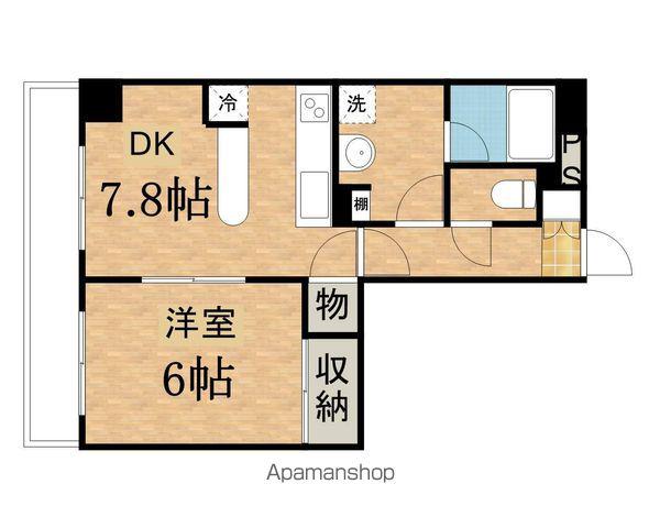 ロシエール(1DK/1階)の間取り写真