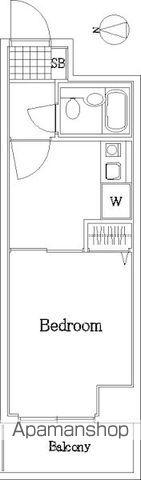 ライオンズマンション板橋中丸町(1K/2階)の間取り写真