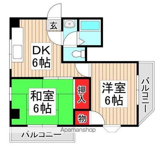 ロイヤル中村橋 2階階 間取り