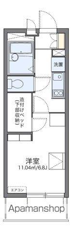レオパレスアネックスリバティー(1K/2階)の間取り写真