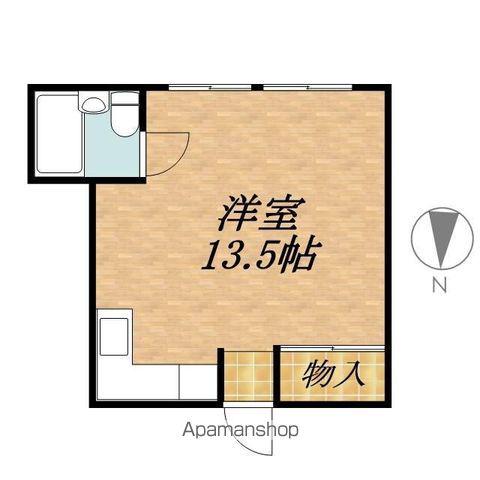 野々村ビル(ワンルーム/4階)の間取り写真