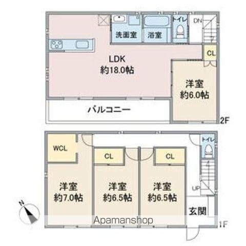 名古屋市東山線 一社駅 徒歩13分 2階建 築5年(4LDK)の間取り写真