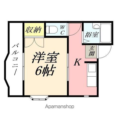 COMFORT HIROSEⅡ(1K/3階)の間取り写真