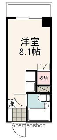 チサンマンション七間町(ワンルーム/4階)の間取り写真