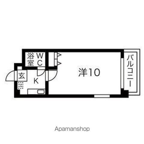 第7和興ビル(1K/5階)の間取り写真