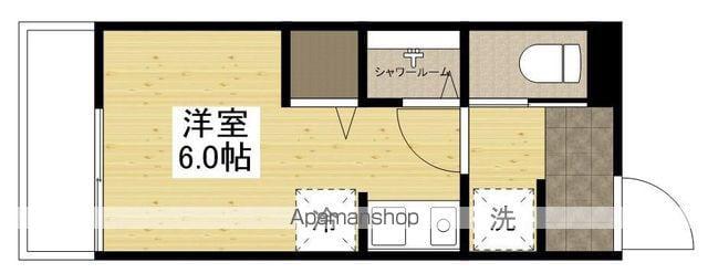 LSHOUSE東荒神(ワンルーム/1階)の間取り写真