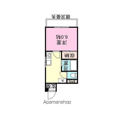 メゾン小川(1K/3階)の間取り写真