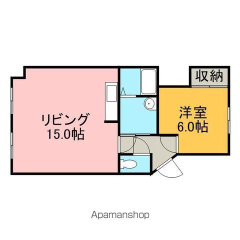 工藤アパート(1LDK/2階)の間取り写真