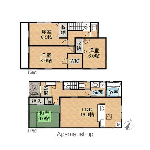 東北本線 白岡駅 徒歩20分 2階建 築13年(4LDK)の間取り写真
