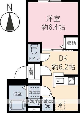 REVE YAYOI(1DK/3階)の間取り写真