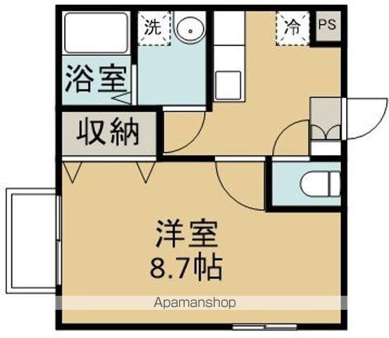 グランジュテ(1K/1階)の間取り写真