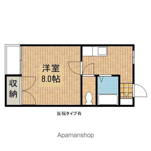 サンシティーヤーニング(1K/2階)の間取り写真