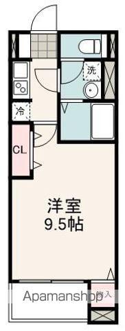 レジみん春日(1K/3階)の間取り写真