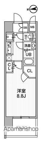 LA DOUCEUR志賀本通Ⅱ(1K/5階)の間取り写真