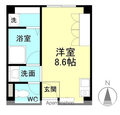 アベニュー名草(ワンルーム/2階)の間取り写真