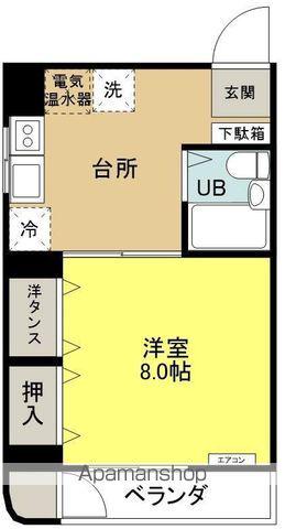 シャトレー AONE(1DK/4階)の間取り写真