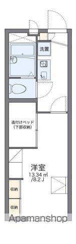 レオパレスドエル21(1K/2階)の間取り写真