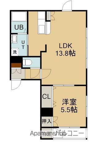 BEAUX杉並(1LDK/3階)の間取り写真