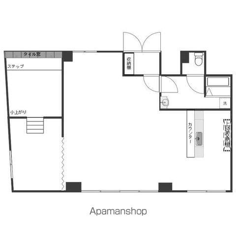 メゾン千早(ワンルーム/1階)の間取り写真